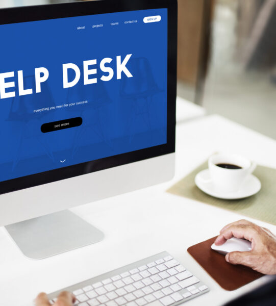 Customer care webpage interface word