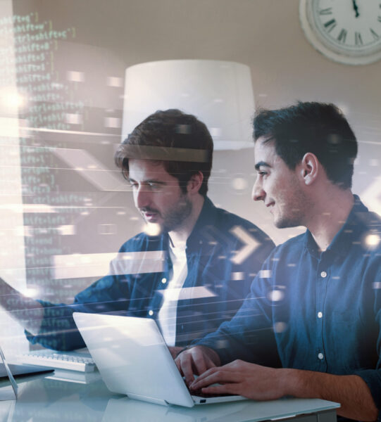 IT consulting strategy session with executive team